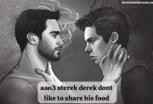 aao3 sterek derek dont like to share his food