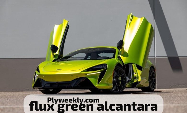 flux green alcantara