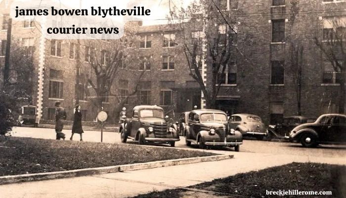 james bowen blytheville courier news