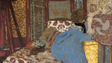 Vuillard Paintings Women in Bed