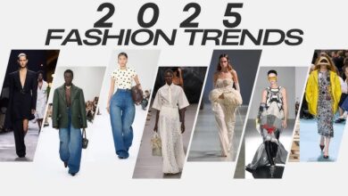 Runway showcasing Fashion Trends for 2025 with modern and futuristic outfits