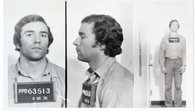 Randall Woodfield, the I-5 Killer, in a mugshot used during his infamous murder trial.